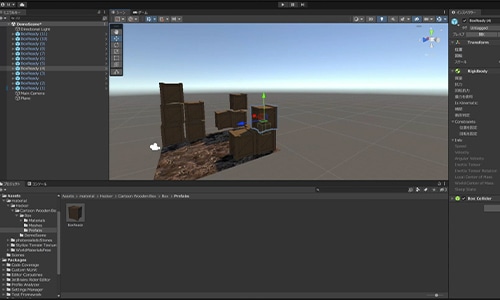 Unityを使用したゲーム開発のイメージ